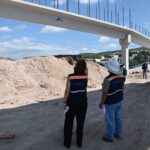 Puente peatonal en Querétaro avanza 70%