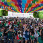 Cientos de familias se reúnen en El Marqués
